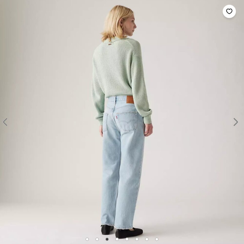 Levi's 501 '90s Ankle Women's Jeans - By Your Side - Light Wash - 30w x 27l - Picture 2 of 7